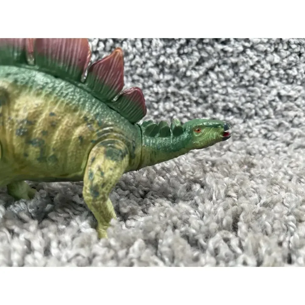 PVC Plastic WOW World NKOK Dinosaur Figures Posable Stegosaurus Dinos 3262
